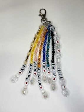BTS 7 Member Keychain